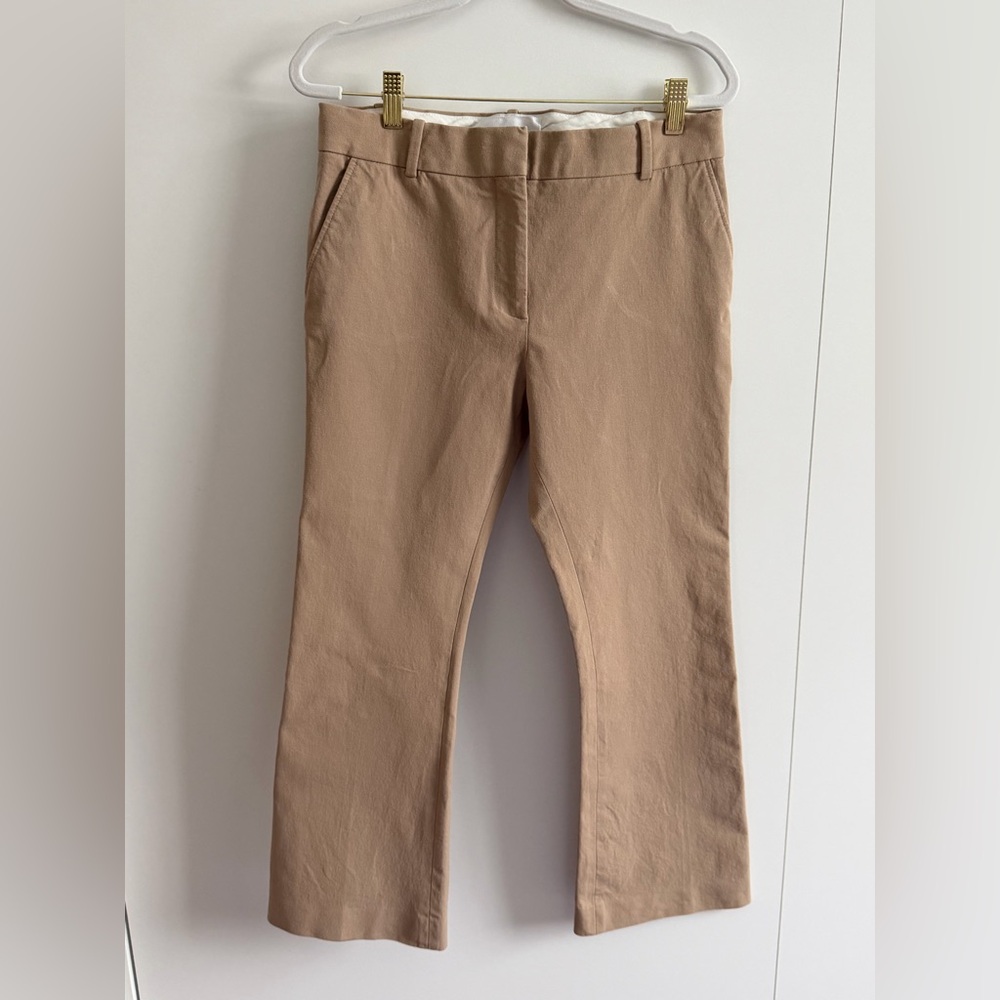 FRAME Le Crop Mini Boot Trouser size 6 DARK SAND